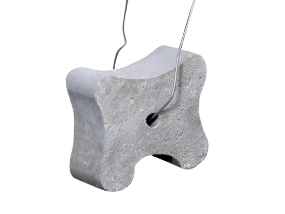 Distanční tělísko - motýl s drátem